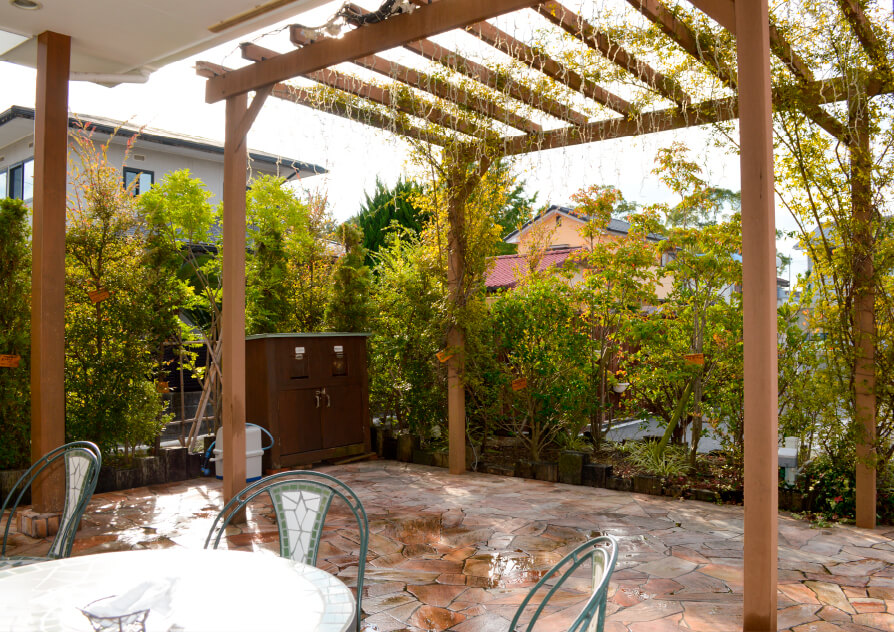 北島店テラス席